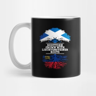 Scottish Grown With Liechtensteiner Roots - Gift for Liechtensteiner With Roots From Liechtenstein Mug